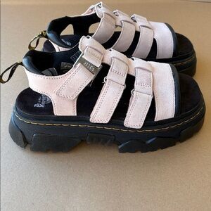 Dr. Martens light Pink and Black Sandals